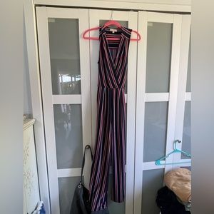 Red , white & blue sleeveless jumper (NWOT)